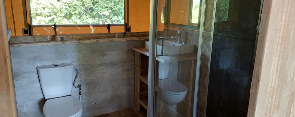 Badkamer Hooglanderlodge