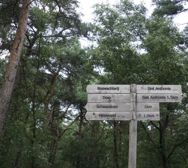 Uitgezette fietsroutes