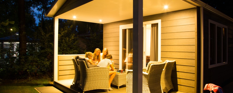 Veranda by night verandachalet
