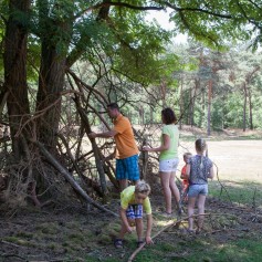 Hutten bouwen De Ullingse Bergen