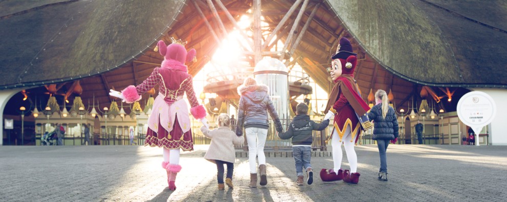 Efteling - Pardoes en Pardijn bij hoofdentree 2015