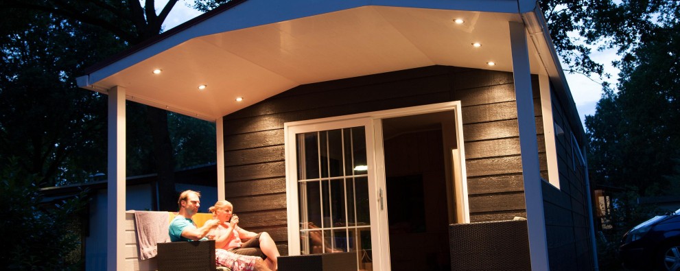 Lodge bij moonlight
