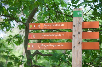 Fietsroute bordjes